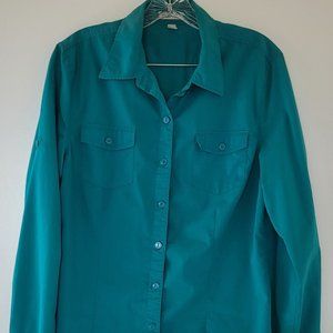 NWOT Per Se Woman's button down top